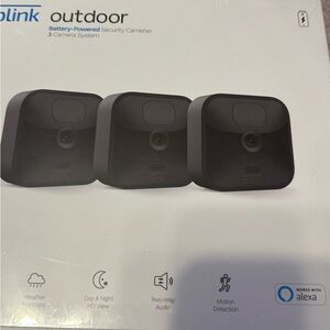 Blink Outdoor Black Security Camera System